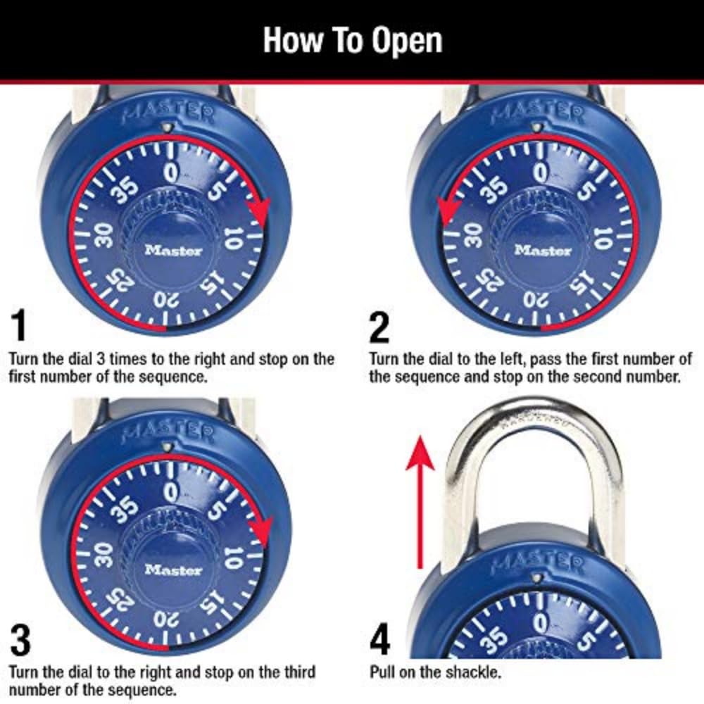 Master Lock 1530DCM, 1 Pack, Colors may vary – view 5