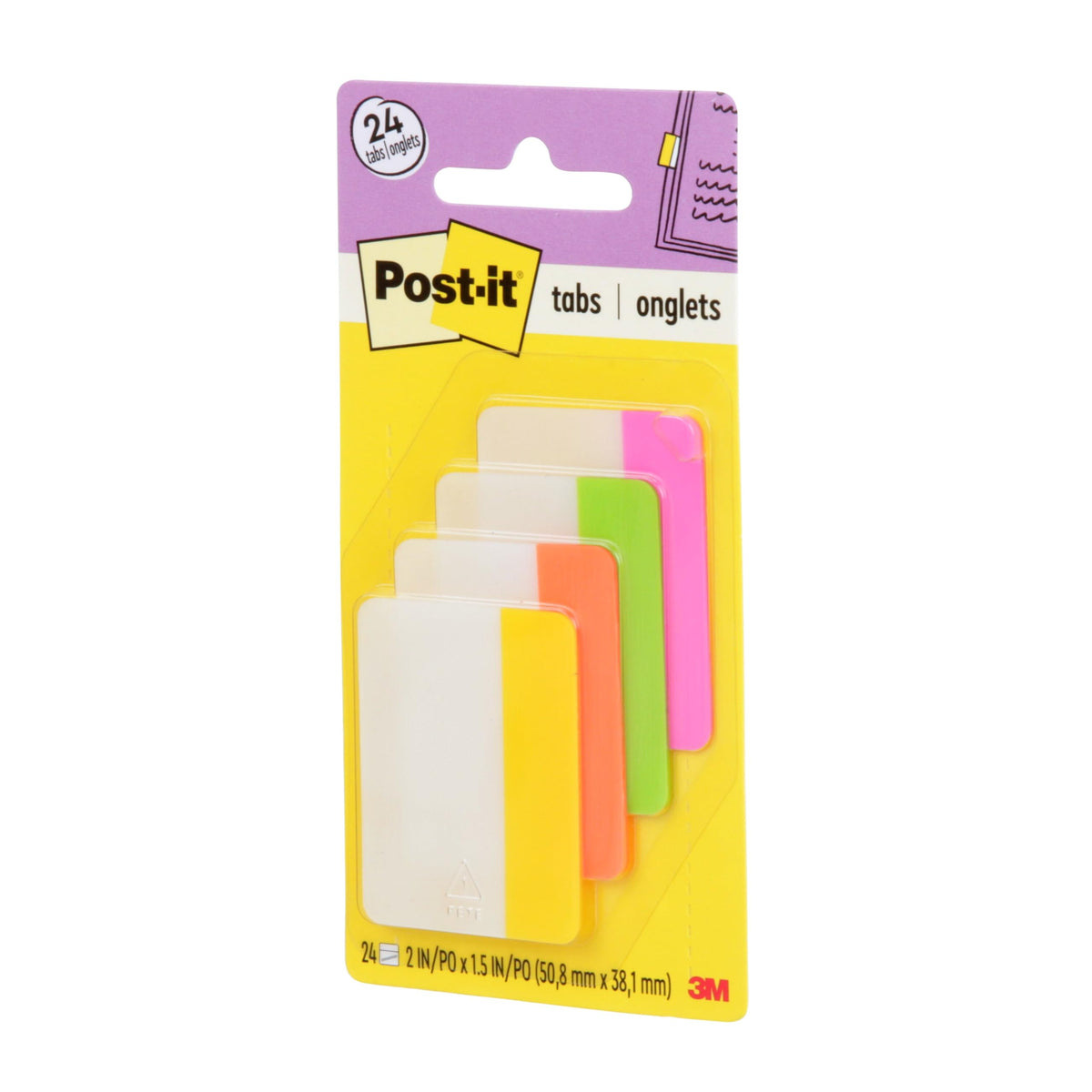 Post-it Self Stick Note 686-PLOY, 0.4" x 2.8", 24 Count – view 9