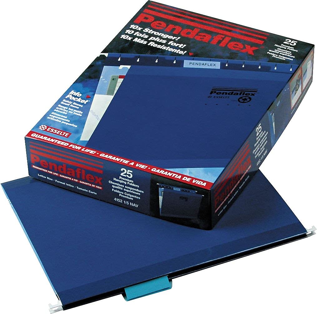 Pendaflex File Folder 04152 1/5 NAV, Letter, 25 Count – view 10