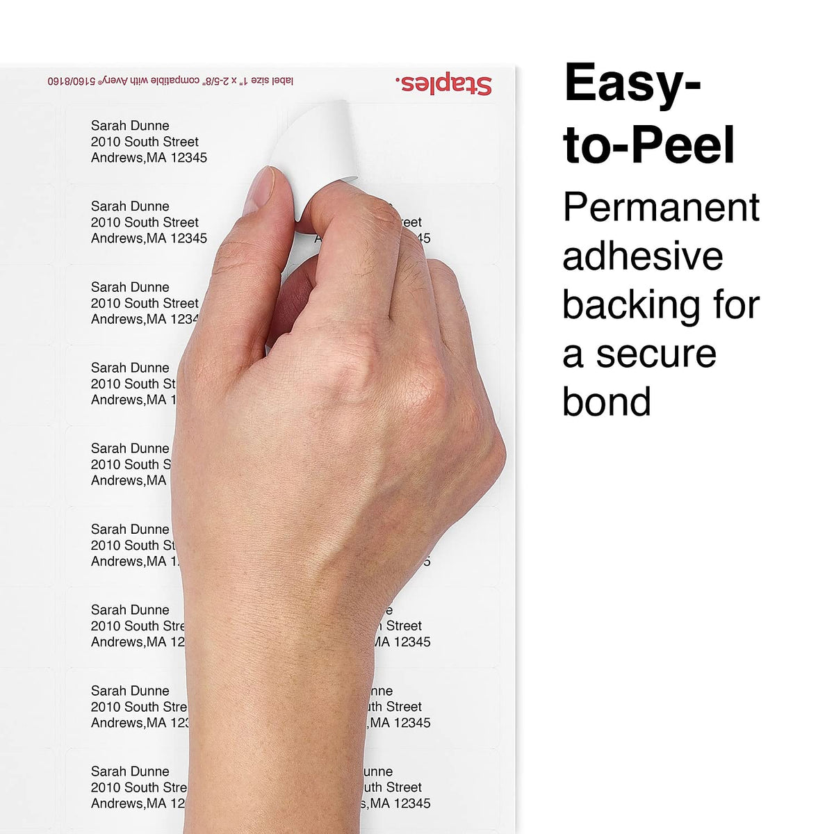 Staples Label ST18055-CCVS, 1*2.375 in, 60000 Count – view 5