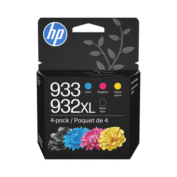 HP Inkjet Printer Ink N9H62FN, True, 4 Count