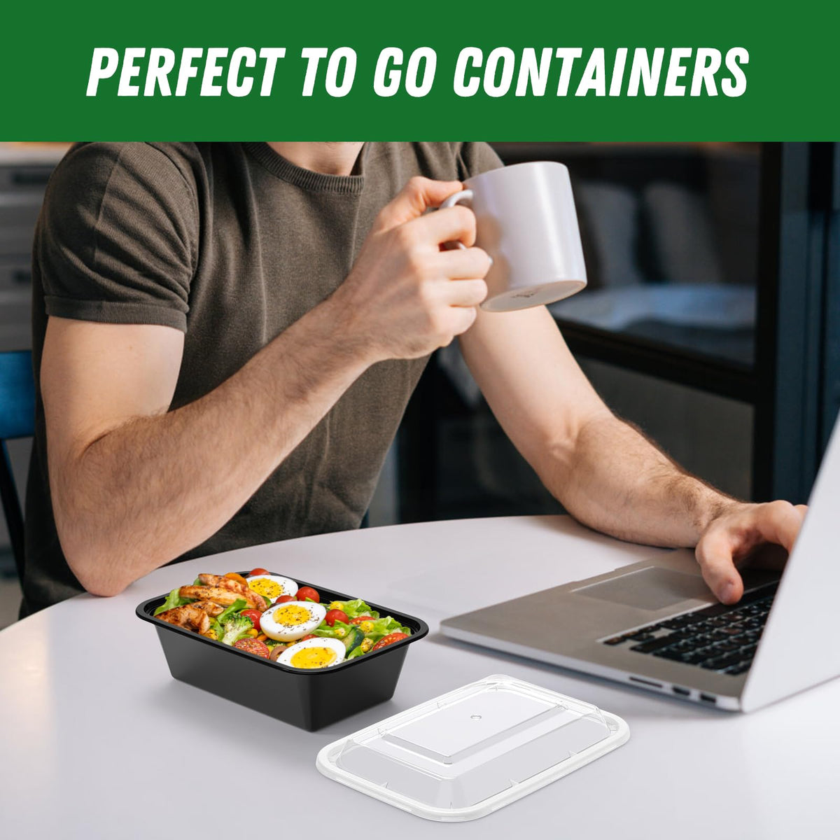 Dealusy Food Storage Container MPC24, 24 oz, 50 Count – view 7
