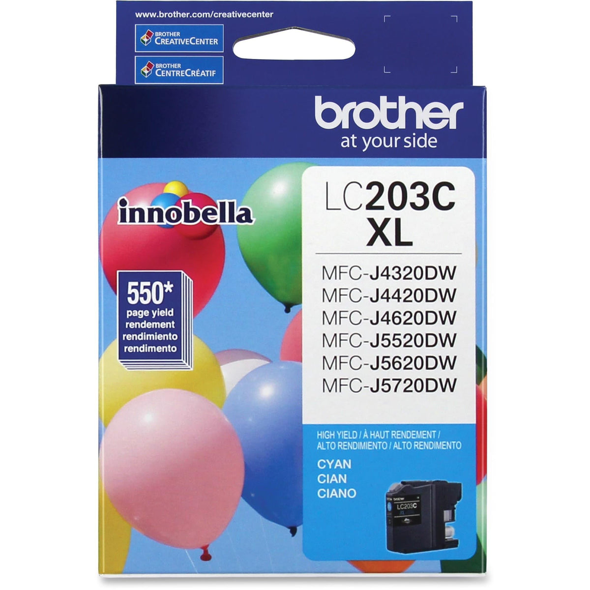Brother Inkjet Printer Ink LC203C, 550 Pages – view 5