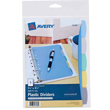 Avery Binder Divider 16180, 5.5 x 8.5 in