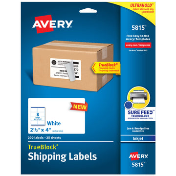 Avery Label 5815, 200 Count