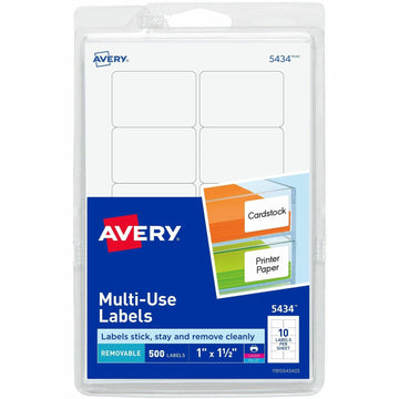 Avery Label 5434, 1" x 1 1/2"