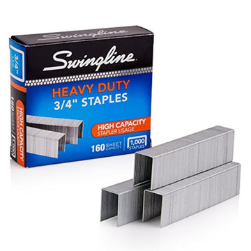 Swingline Hardware Staple S7035319P, 3/4" (160 Sheet), 1000 Count
