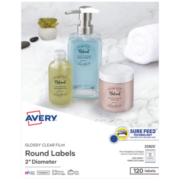 Avery Label 22825, 2" Diameter