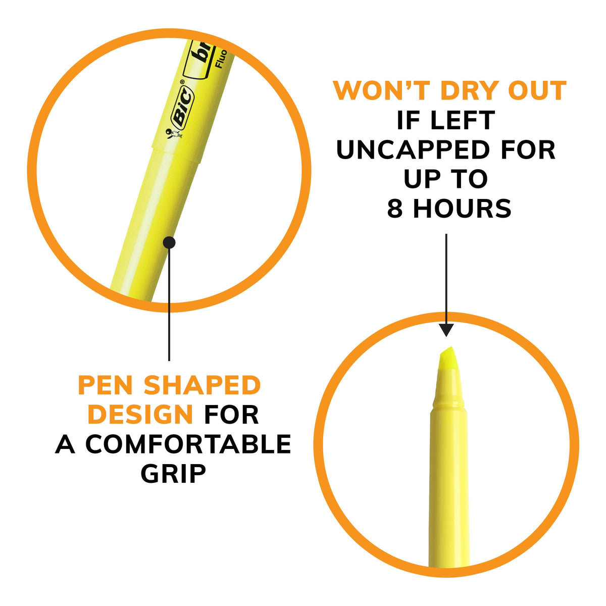 BIC Marking Pen BL241-YEL, 24 Count – view 6