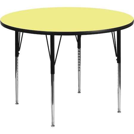 Flash Furniture Office Furniture XU-A42-RND-YEL-T-A-GG - product photo 1
