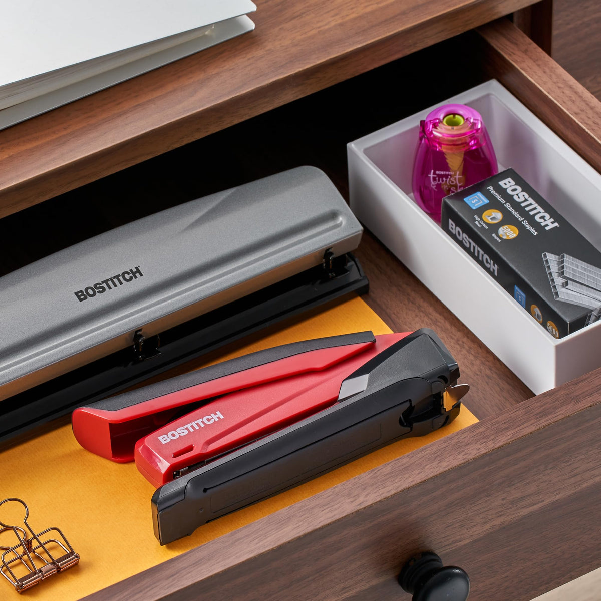 Bostitch Office Stapler 1124, Plastic-Full Strip – view 9