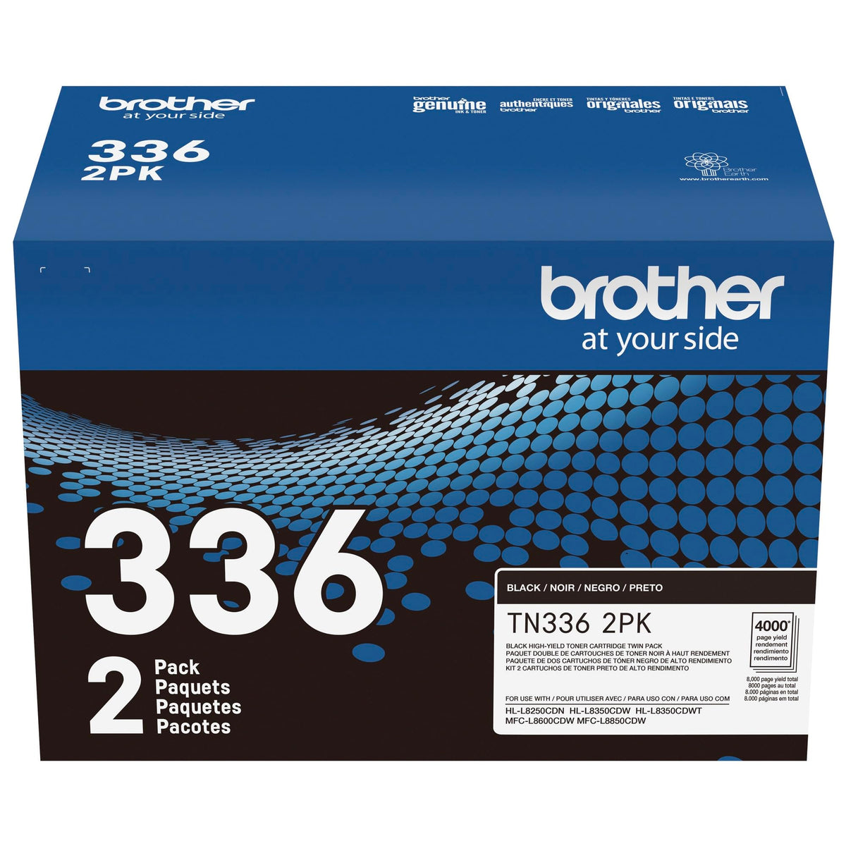 Brother Laser Printer Toner TN3362PK, 2 Pack – view 8