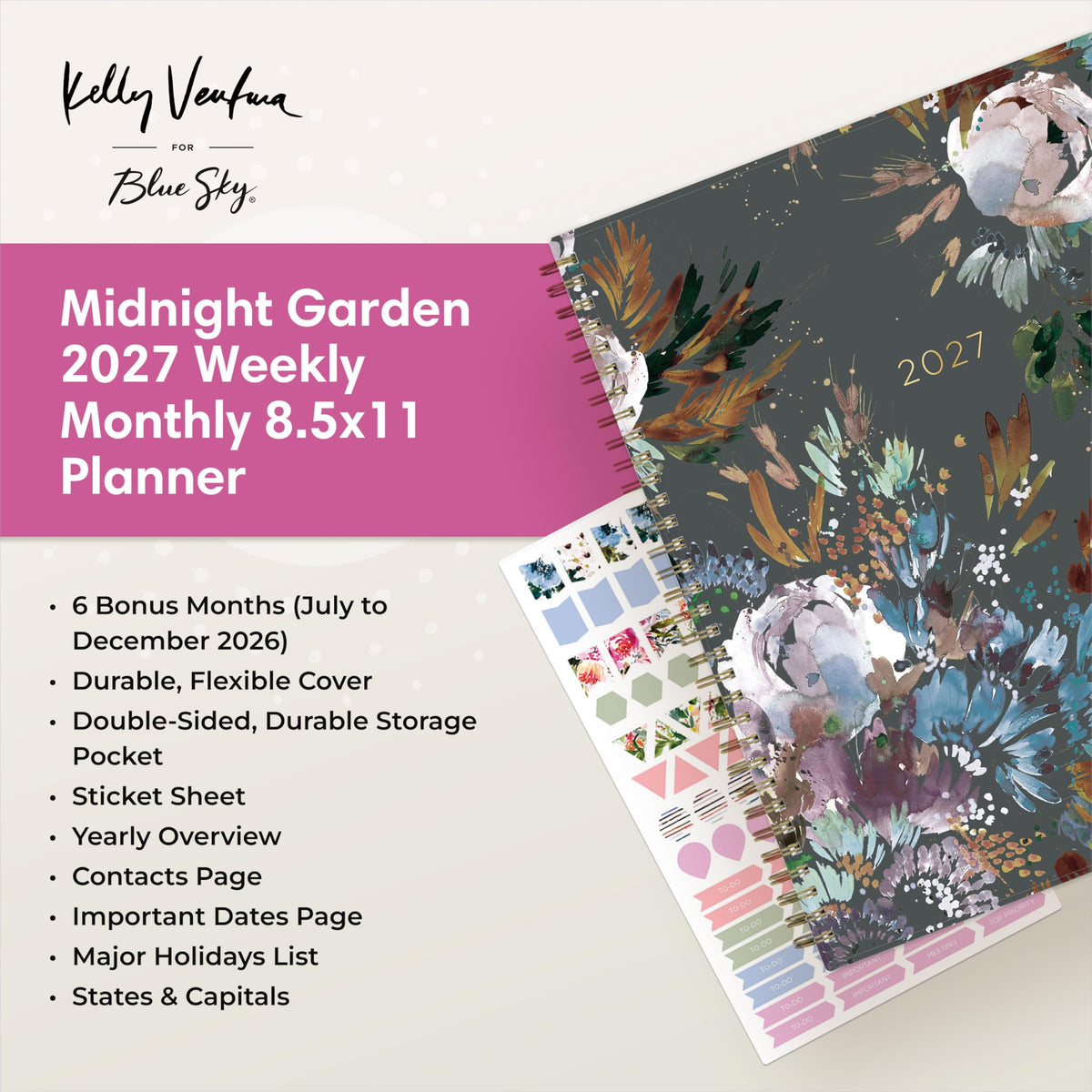 Blue Sky Planner 140944-27AMZ, 8.5" x 11" – view 8