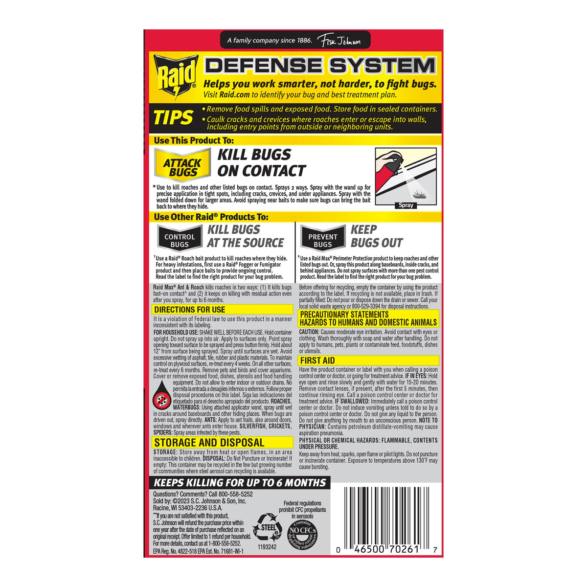 Raid Pesticide 70261, 14.5 Ounce – view 11