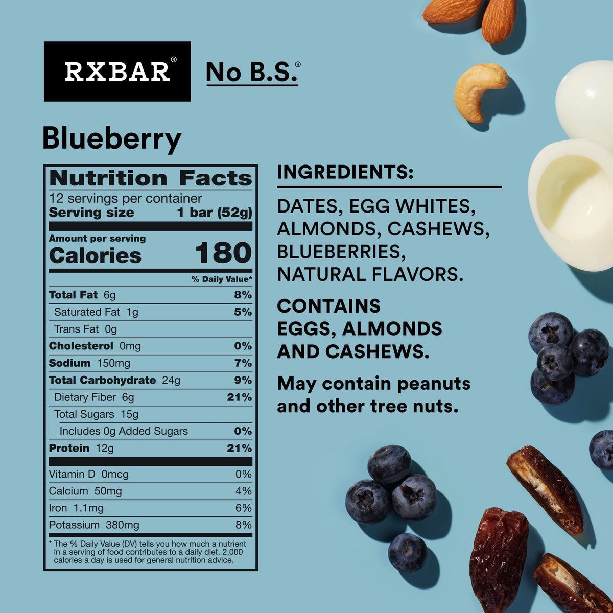 RXBAR Snack Food Bar RXF202, 12 Count – view 12