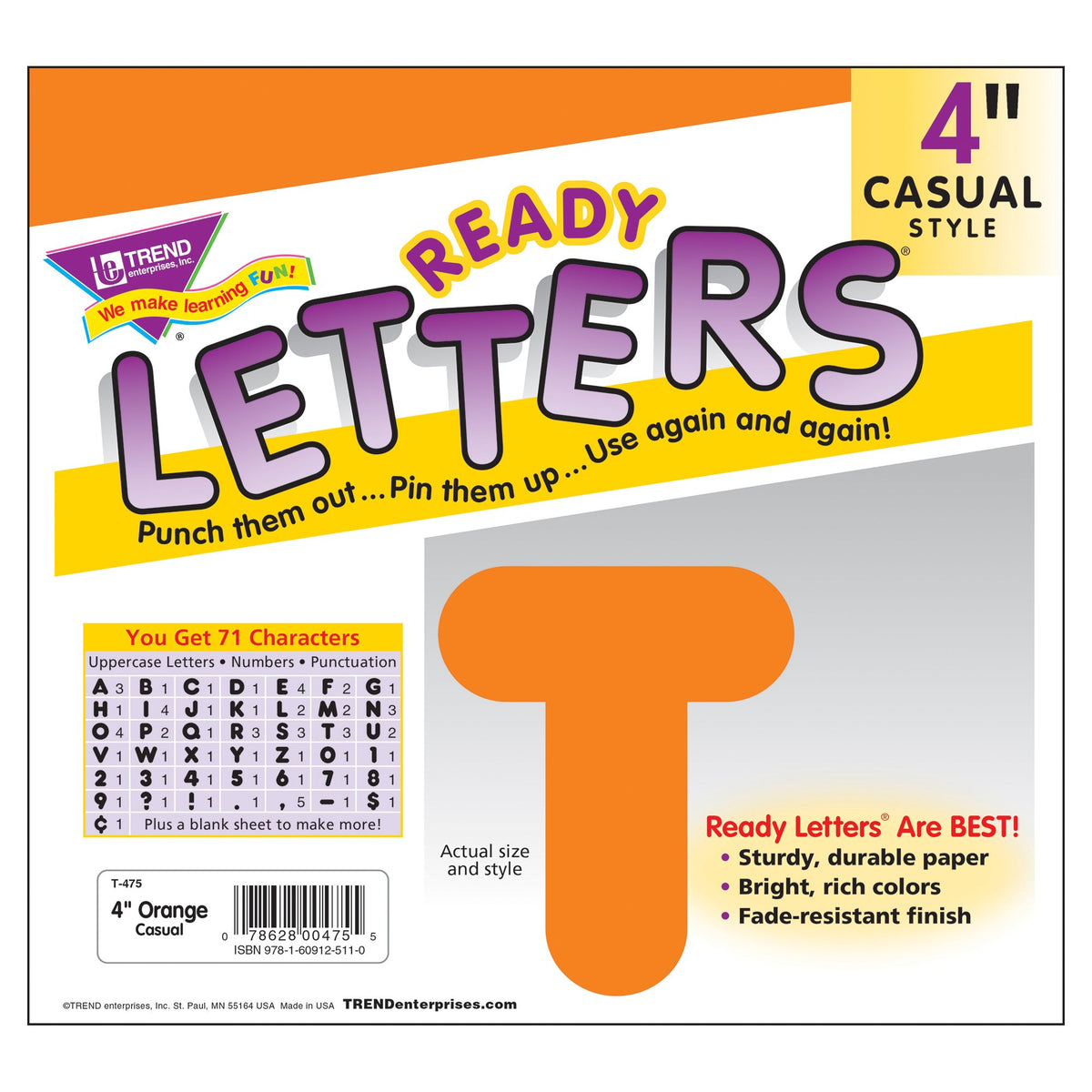 Trend Enterprises Signage T-475, Small – view 4
