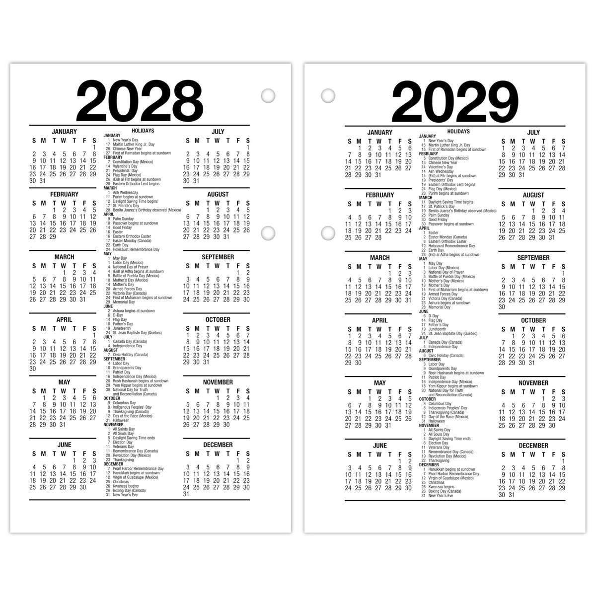 AT-A-GLANCE Calendar E717R50, 3.5" x 6" – view 5