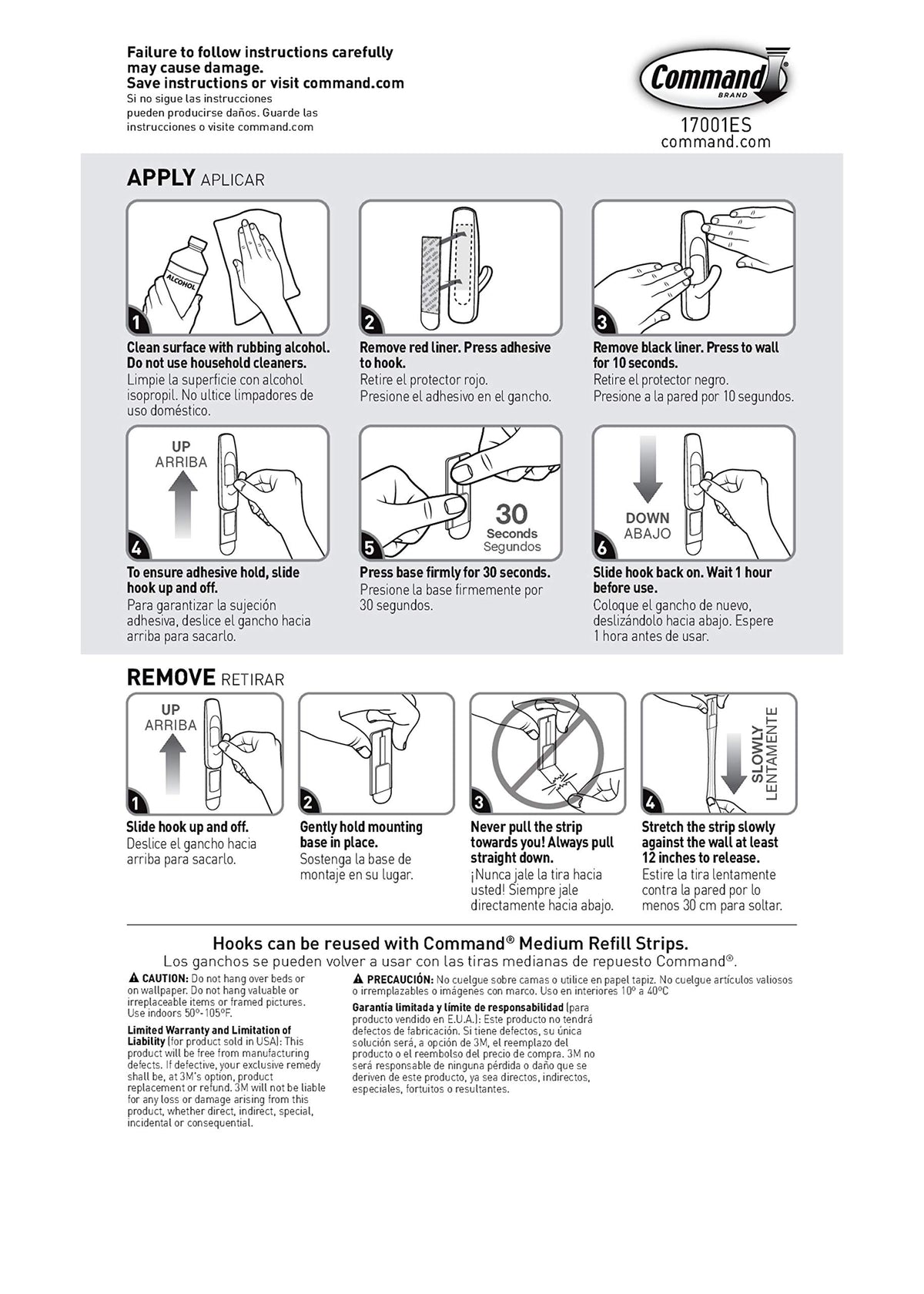 Command Storage Hook 17001-MPES, Medium, 20 Count – view 10