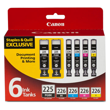Canon Inkjet Printer Ink 4530B012, One size, 6 Count