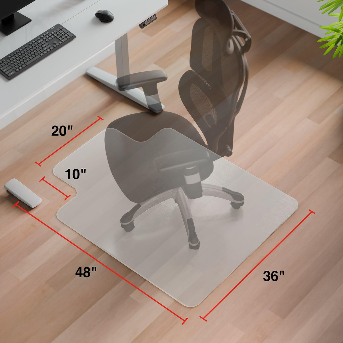 STAPLES Chair Mat ST63679, 36'' x 48'' – view 9