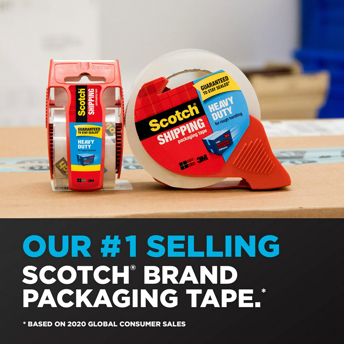 Scotch Adhesive Tapes 3850-4RD-6GC, 4 Rolls – view 14