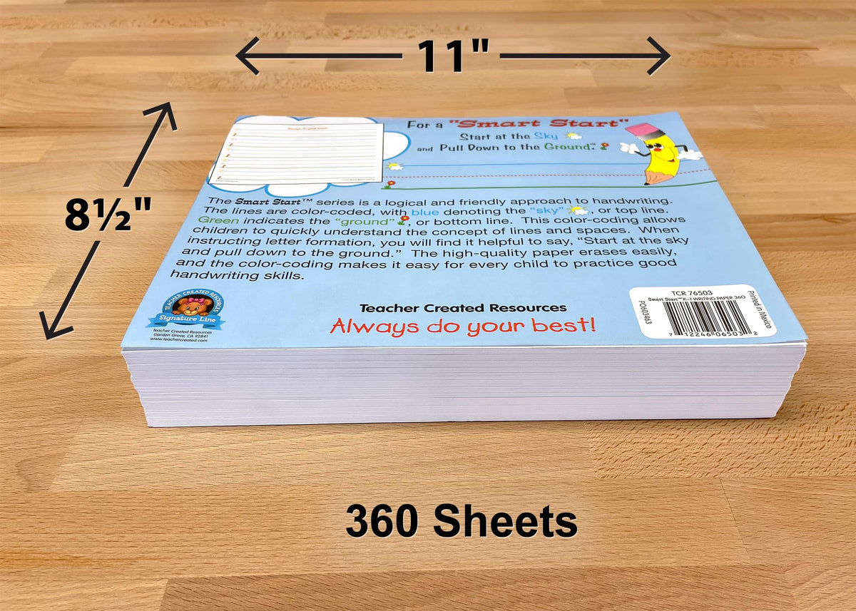 Teacher Created Resources Writing Paper 76503, 360 Sheets – view 7