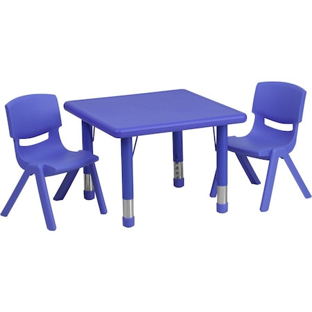 Flash Furniture Office Furniture YU-YCX-0023-2-SQR-TBL-BLUE-R-GG - product photo 1