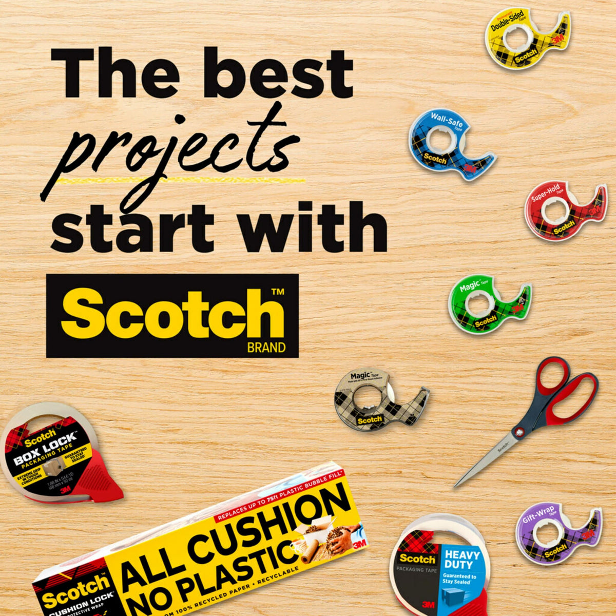 Scotch Adhesive Tapes 814-2P-SR, 2 Rolls – view 10