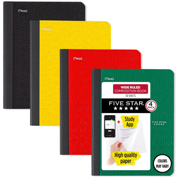 Five Star Blank Book 950033B-ECM, 4 Pack