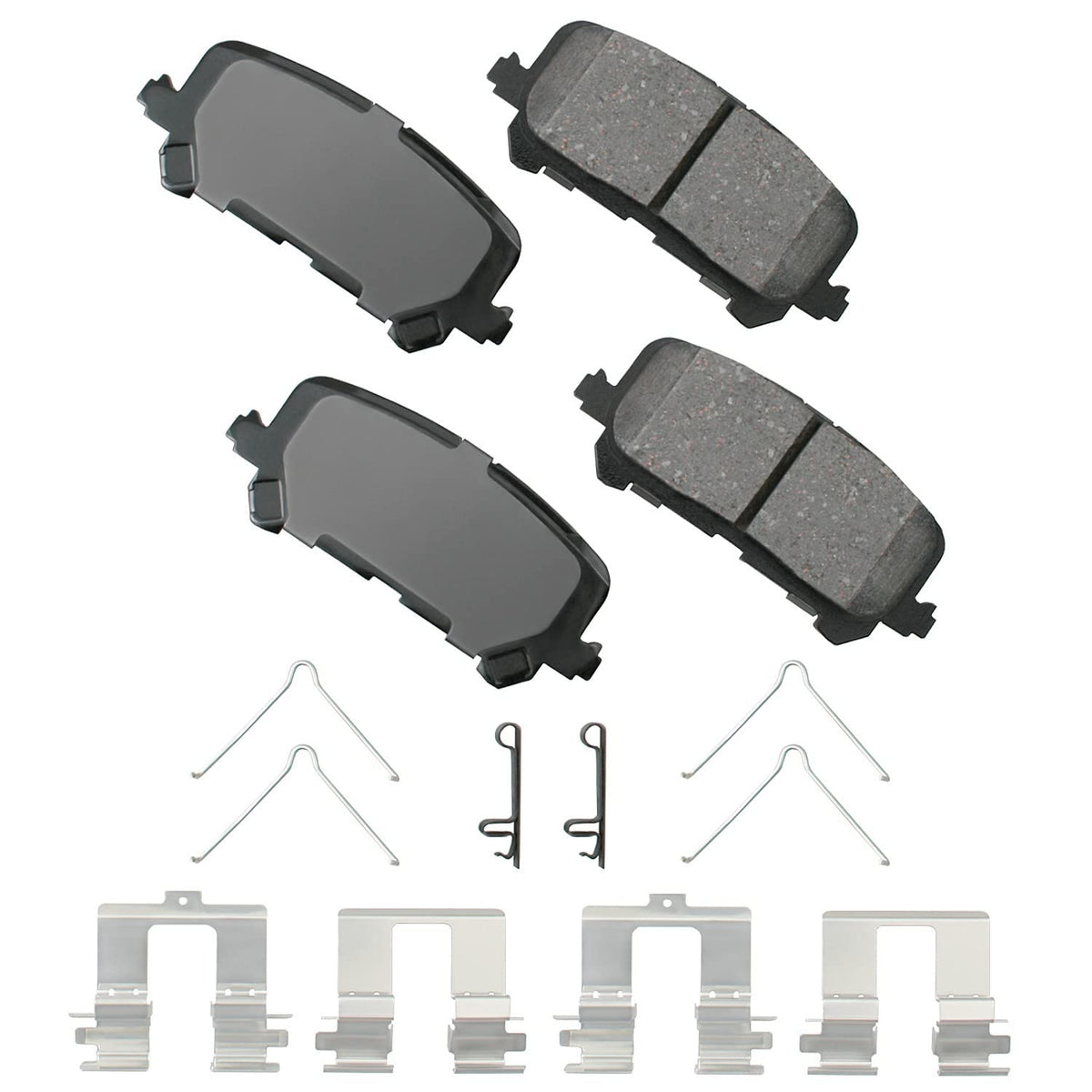 Akebono Vehicle Brake Pad ACT1281, Normal