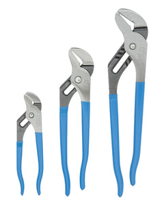 Channellock Pliers GS-3, 3 Piece Set, 6.5", 9.5", 12"