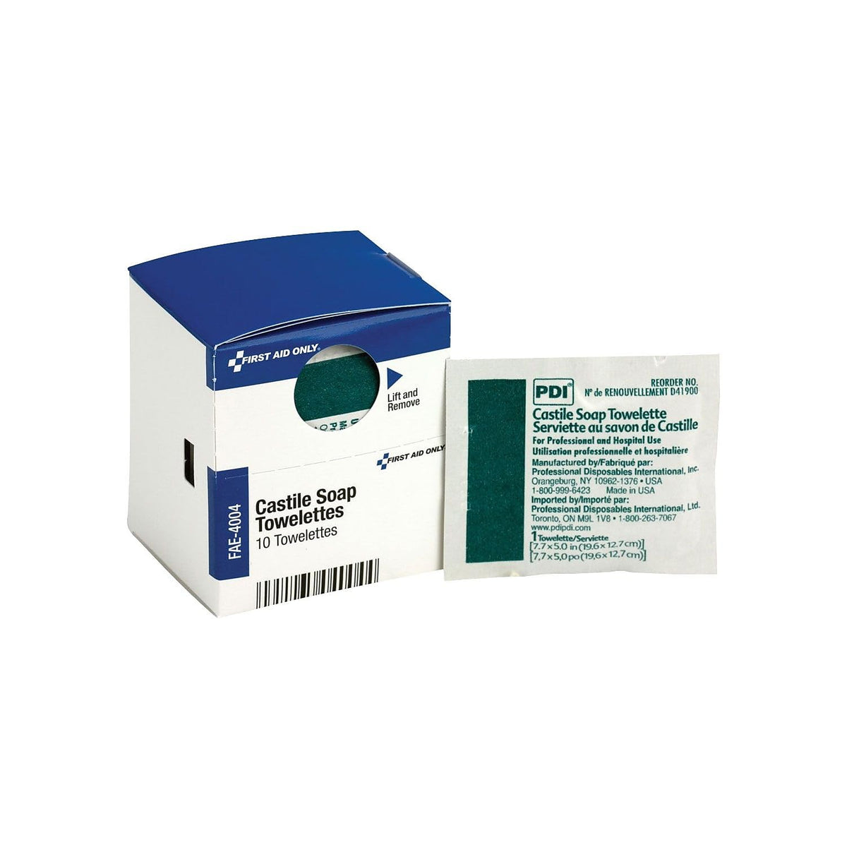 First Aid Only Skin Cleaning Wipe FAE-4004, 10 Count – view 3