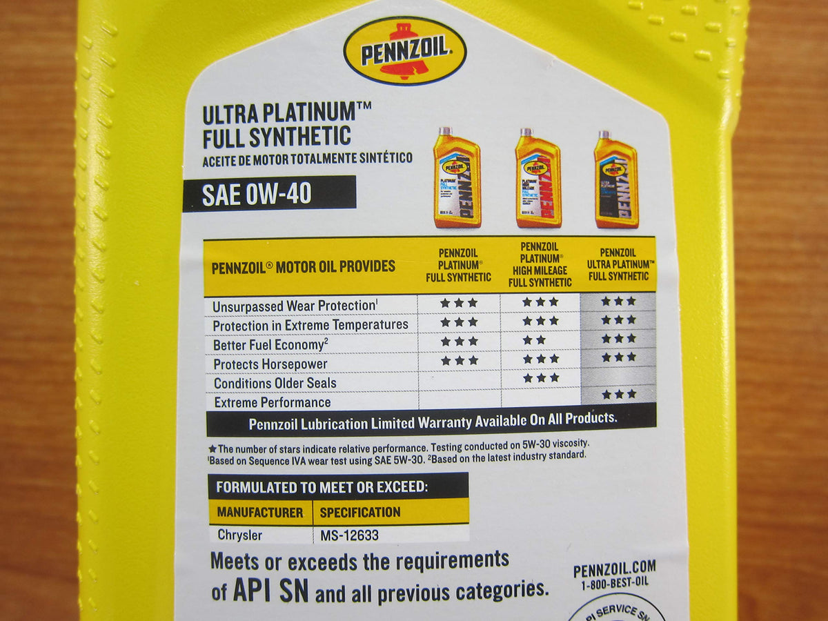 Mopar Auto Oil 68171066PB, 6 quarts – view 5
