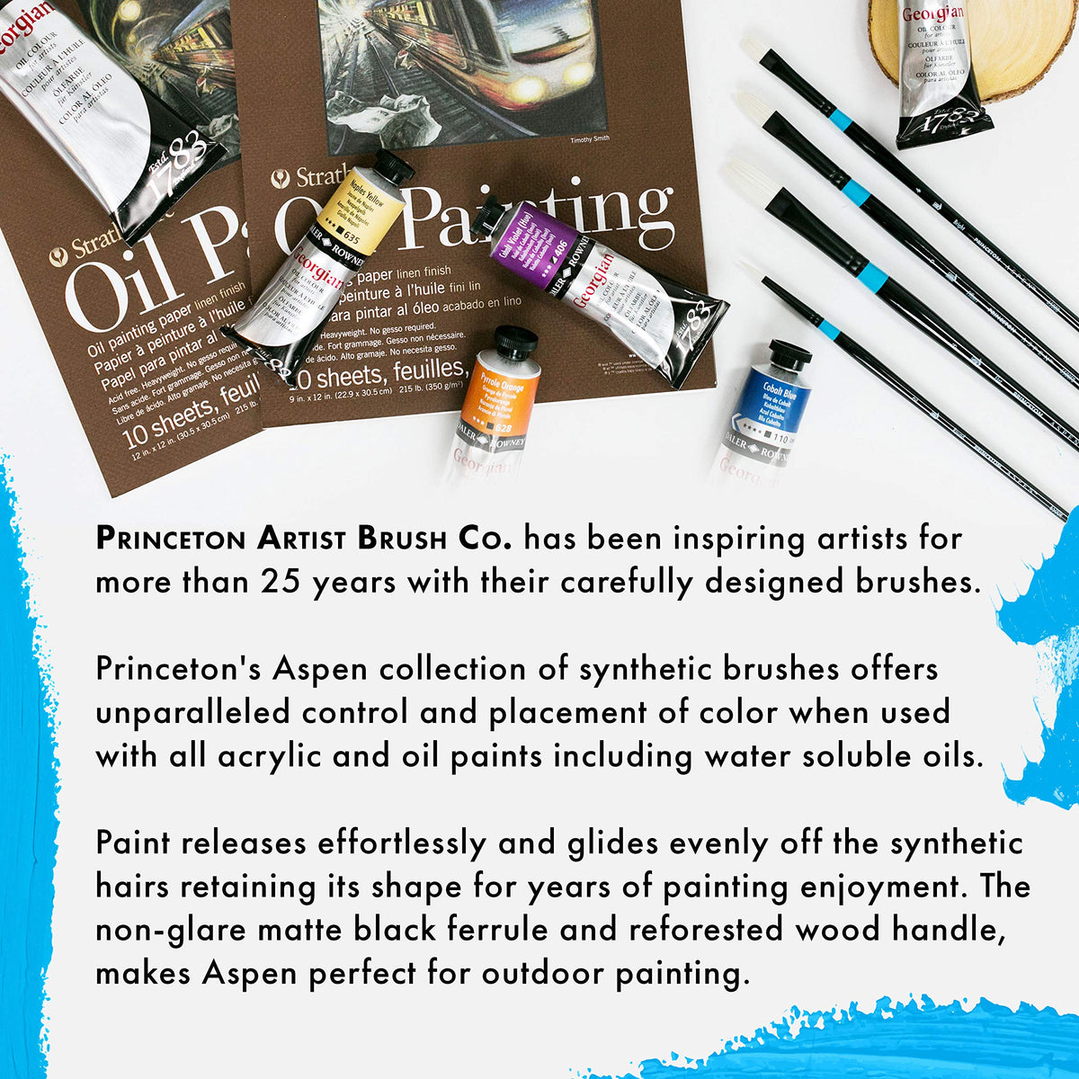 Princeton Art & Brush Company Paint Brush P6500SET400, 4 Piece – view 7