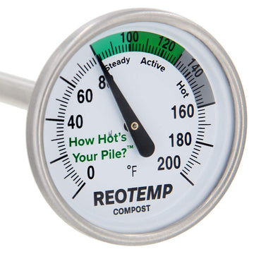 REOTEMP Thermometer FG20P, 20 Inch Stem