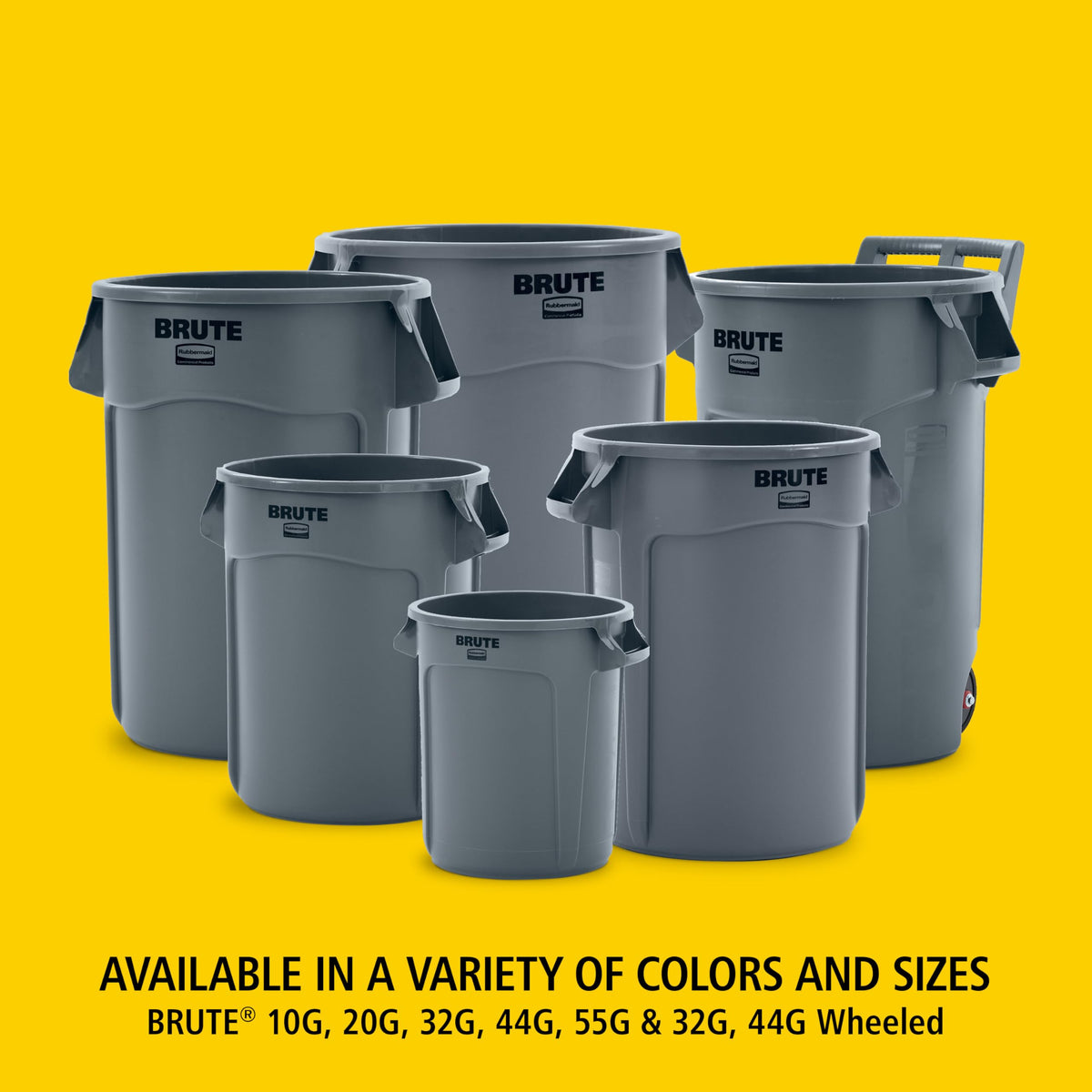 Rubbermaid Commercial Products Trash Can FG262000RED, 20 Gallon – view 9