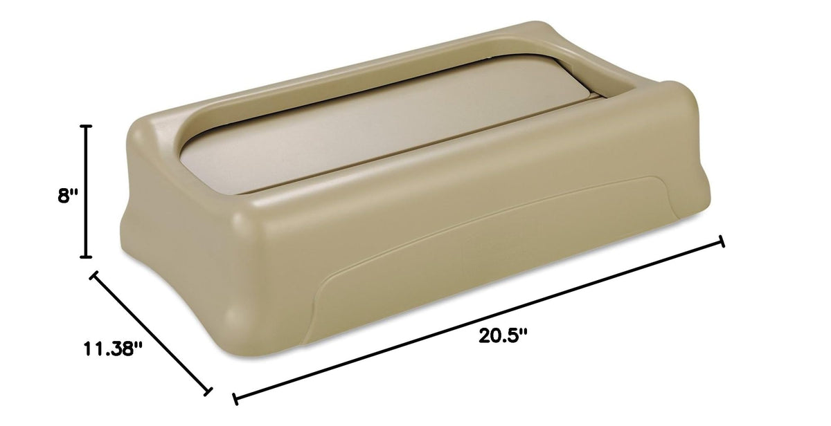 Rubbermaid Commercial Products Trash Can FG267360BEIG – view 3