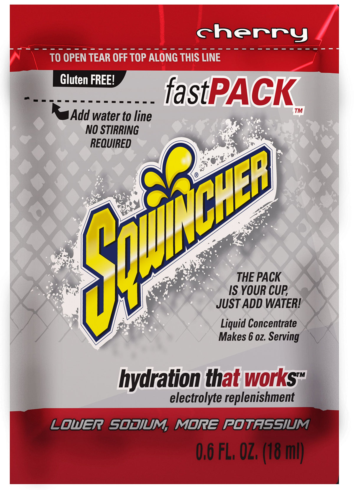 Sqwincher Flavored Drink Concentrate 015301-CH, 0.6 Fl Oz (Pack of 50)