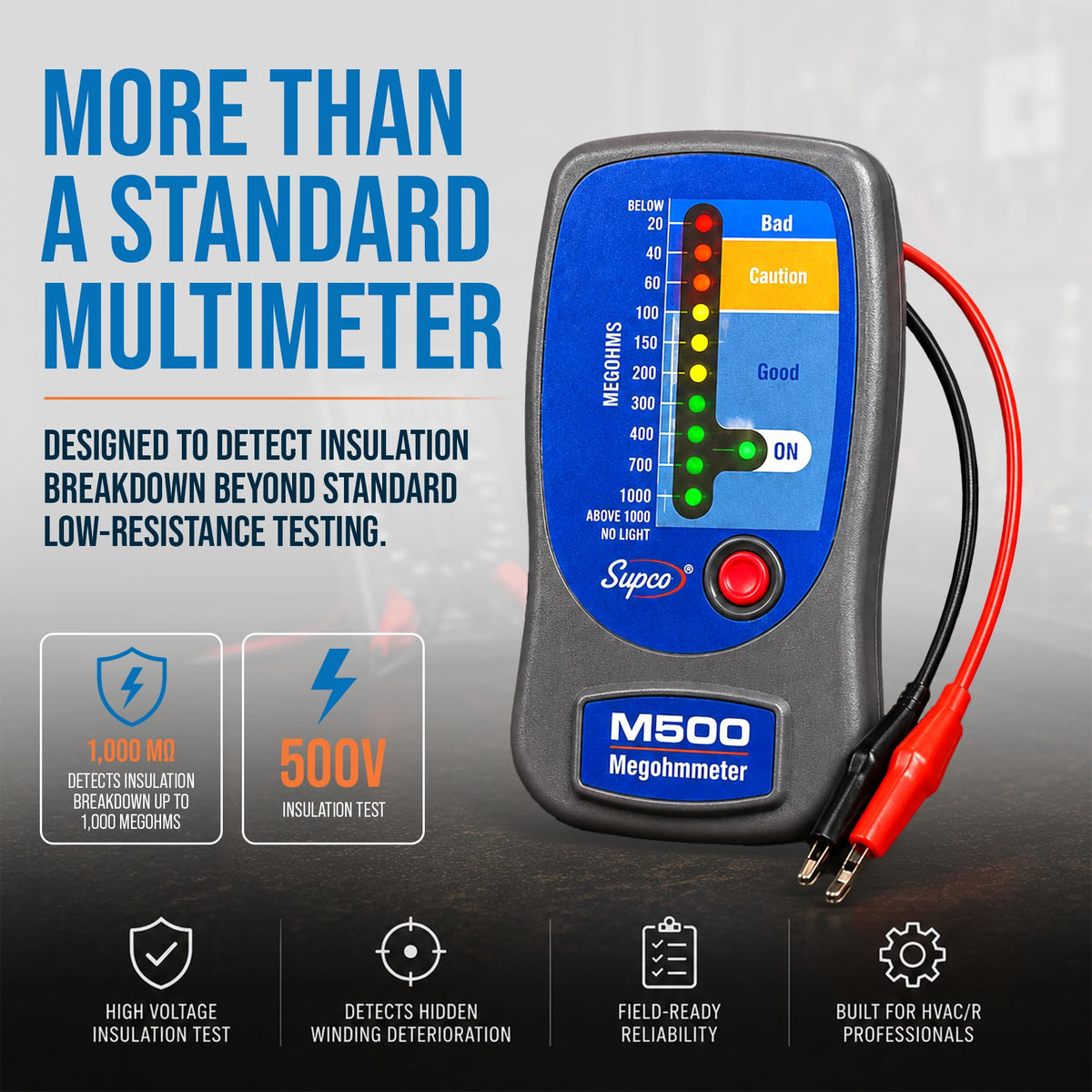 Supco Electric Circuit Testing Device M500, 9.3 x 6 x 1.8 in – view 7