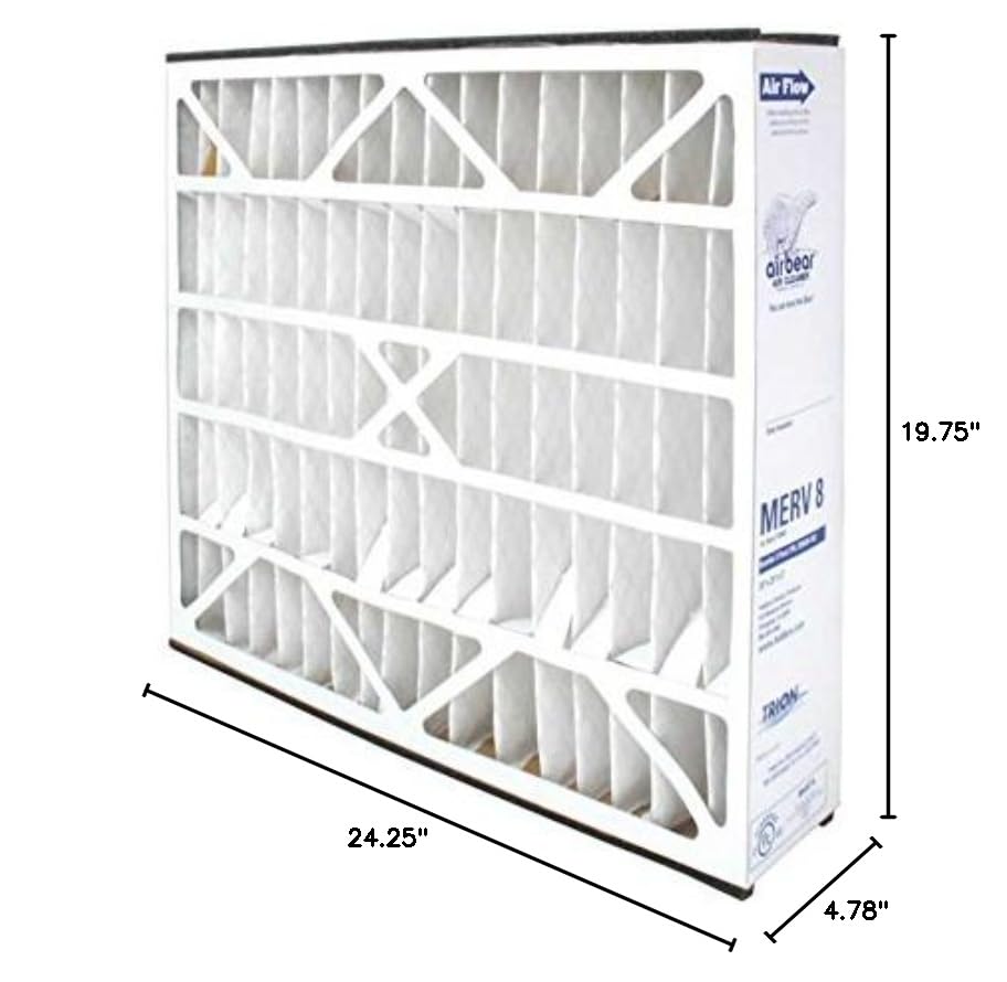 Trion Hvac Air Filter, 4.8" x 24.3" x 19.8" – view 5
