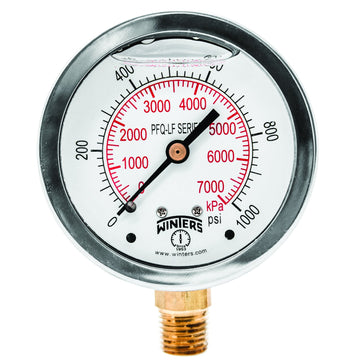 Winters Instruments Electromechanical Gauge PFQ809LF