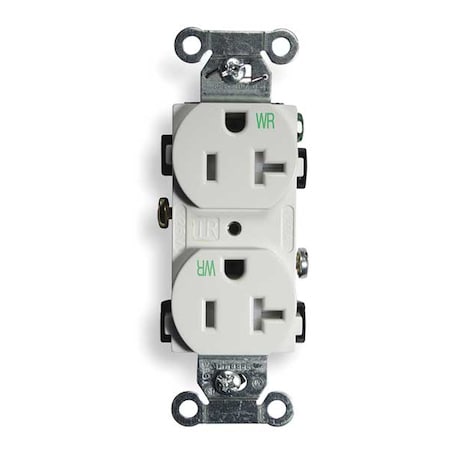 Hubbell Wiring Device-Kellems Wiring Device BR20WHIWRTR - product photo 1