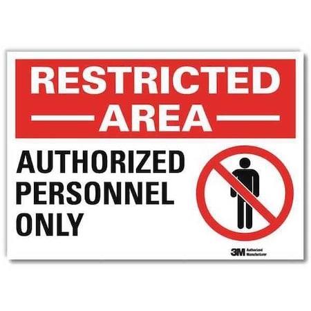 Lyle Safety Sign U1-1005-RD_10X7 - product photo 1