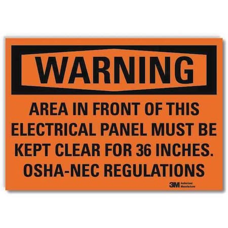 Lyle Safety Sign U1-1093-RD_10X7 - product photo 1