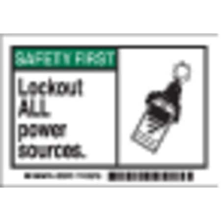 Brady Safety Sign 86879 - product photo 1