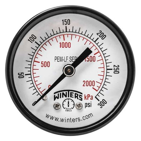 Winters Pressure Gauge PEM1411LF - product photo 1