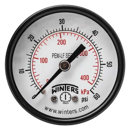 Winters Pressure Gauge PEM1405LF - product photo 1