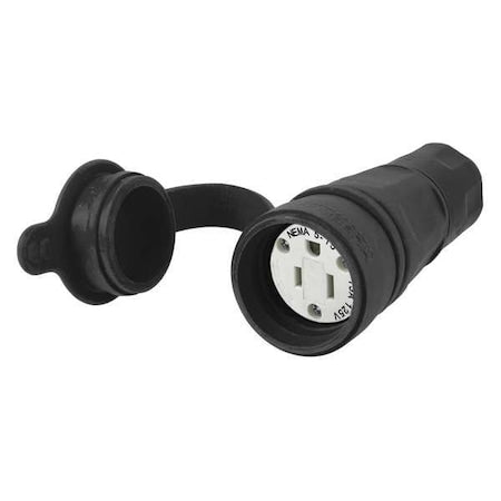 Hubbell Wiring Device-Kellems Wiring Device HBL15W47BK - product photo 1