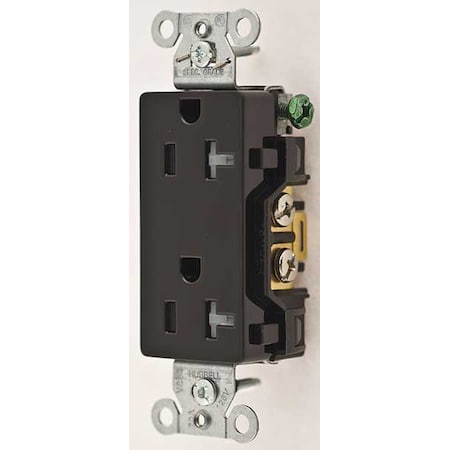 Hubbell Wiring Device-Kellems Wiring Device DR20BLKTR - product photo 1
