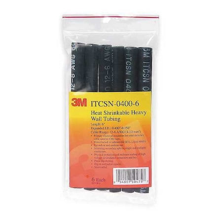 3M Conduit Fitting ITCSN-2000-12"-BLACK-12-3 PC PKS - product photo 1
